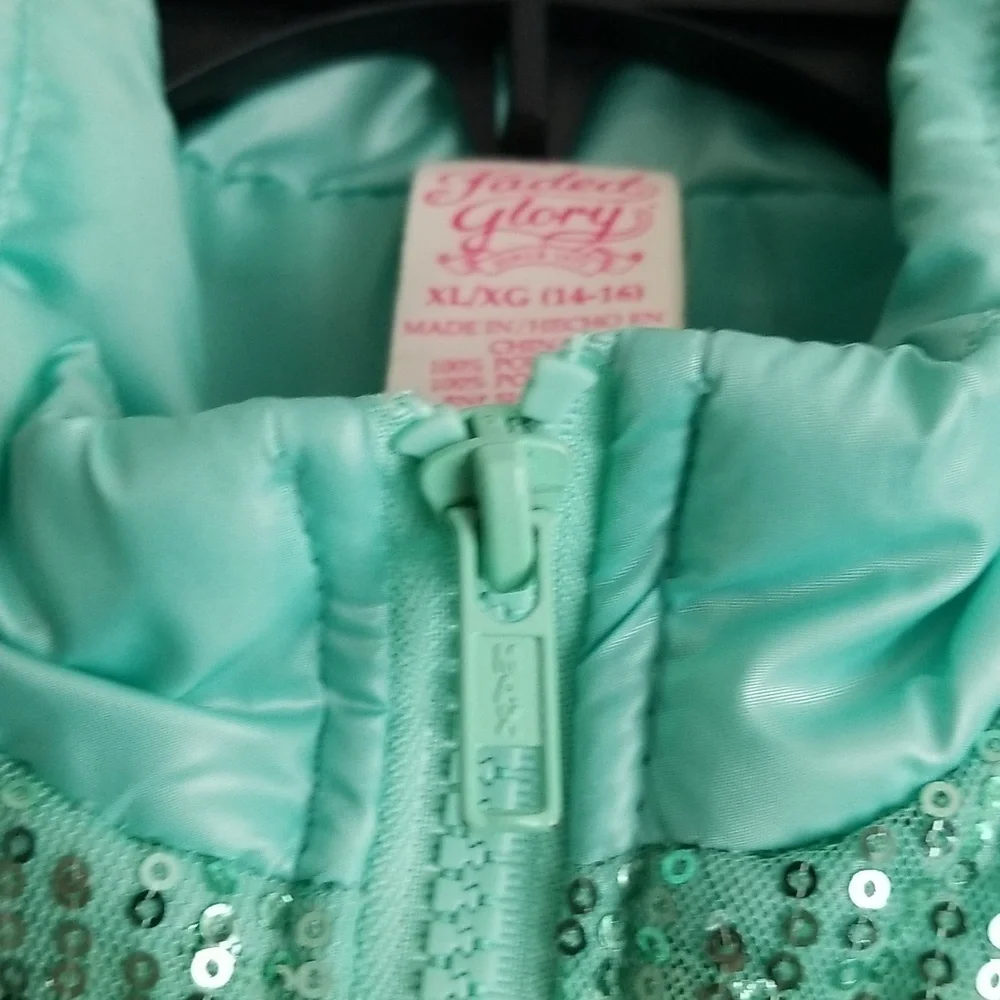 Faded Glory Girl's Full-Zip Puffer Vest